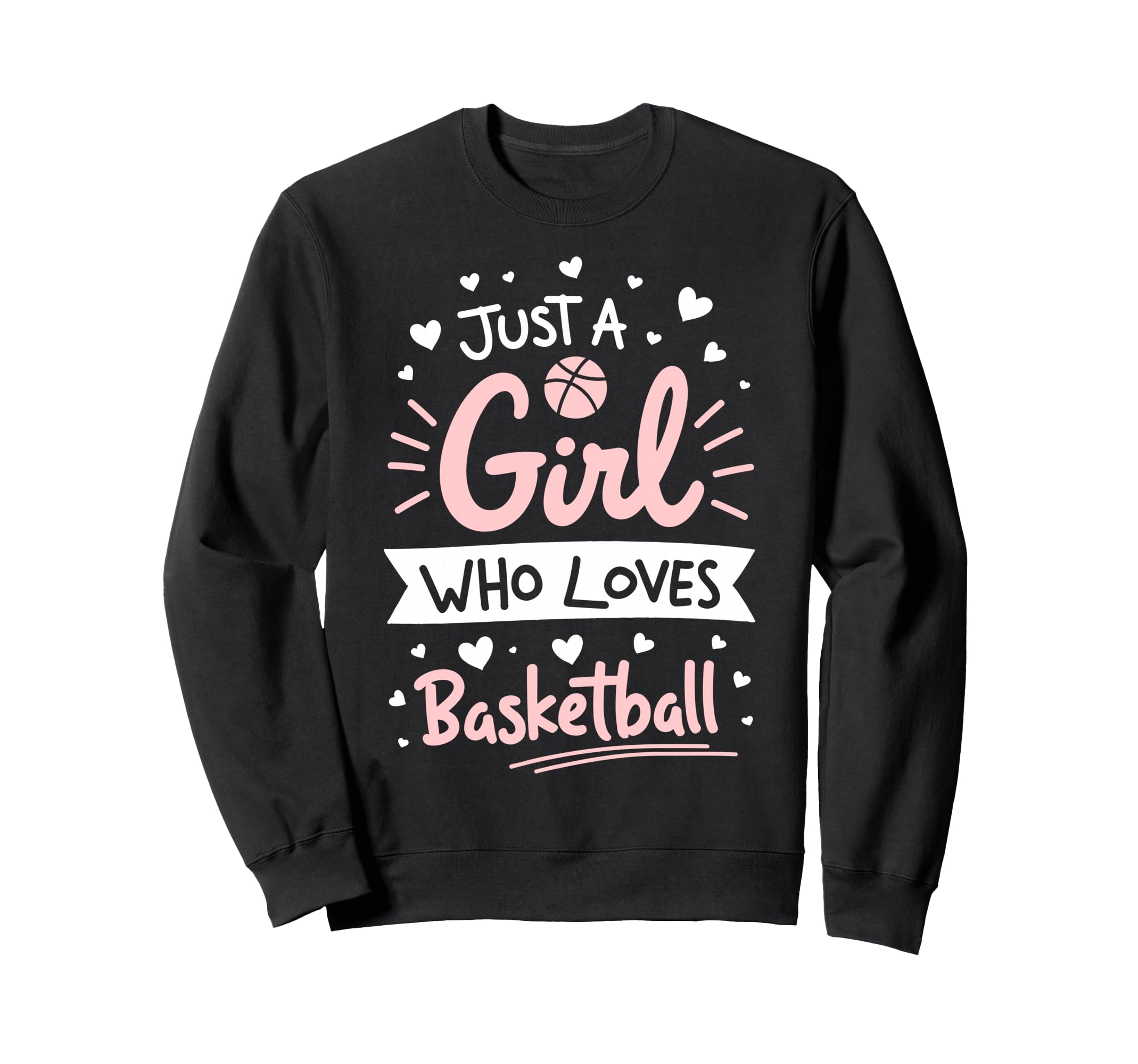 Just Who Loves Basketball Player Sweatshirt - Minimalist Print Men Women - T-Shirt, Sweatshirt, Hoodie