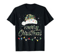 Merry Camouflage Santa Hat Family T-Shirt - Graphic Print Unisex - T-Shirt, Sweatshirt, Hoodie