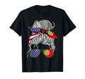American Portuguese Patriot Flag T-Shirt - Fun Novelty Design for Adults - T-Shirt, Sweatshirt, Hoodie