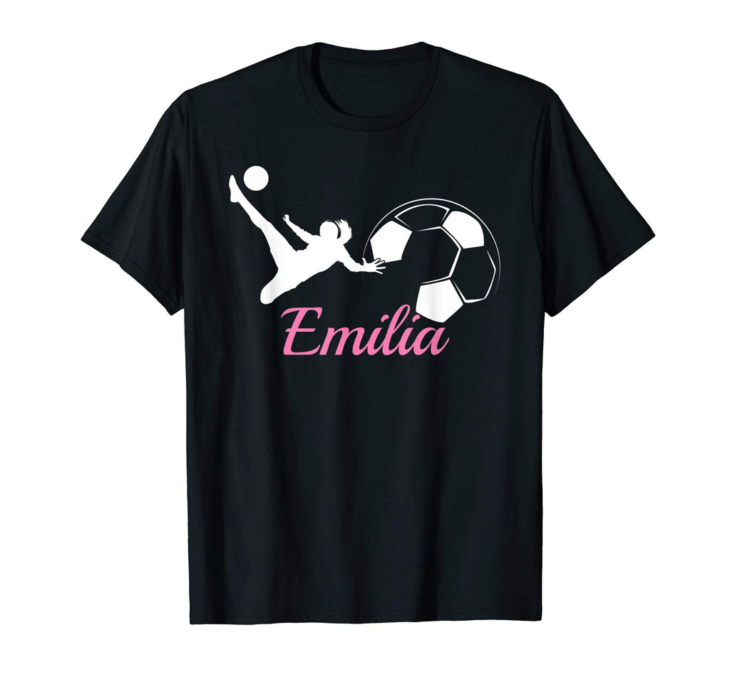 Emilia Name Gift Personalized Soccer T-Shirt - Graphic Print Unisex - T-Shirt, Sweatshirt, Hoodie
