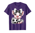 Pig Black White Soccer Coquette T-Shirt - Casual Everyday Wear Men Women - T-Shirt, Sweatshirt, Hoodie