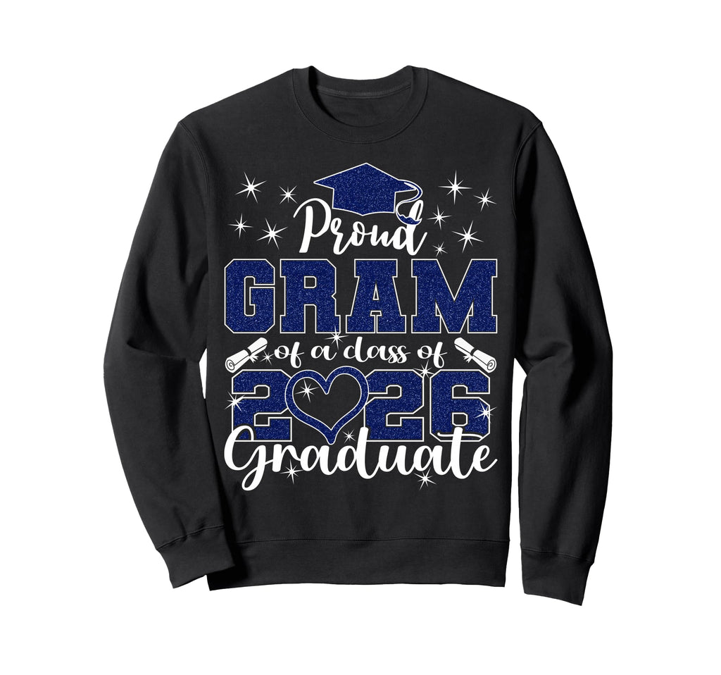 Super Proud Gram 2026 Graduate Sweatshirt - Aesthetic Graphic Men Women - T-Shirt, Sweatshirt, Hoodie