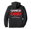 Gamer Couple New Dad Twins Gamer Dad Hoodie - Minimalist Print for Adults - T-Shirt, Sweatshirt, Hoodie