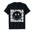 Happy Face Mama Groovy Trendy New Mom T-Shirt - Fun Novelty Design Unisex - T-Shirt, Sweatshirt, Hoodie