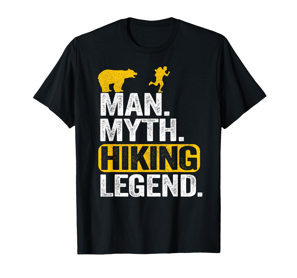 Myth Hiking Legend Hiker Grandpa T-Shirt - Casual Everyday Wear Unisex - T-Shirt, Sweatshirt, Hoodie