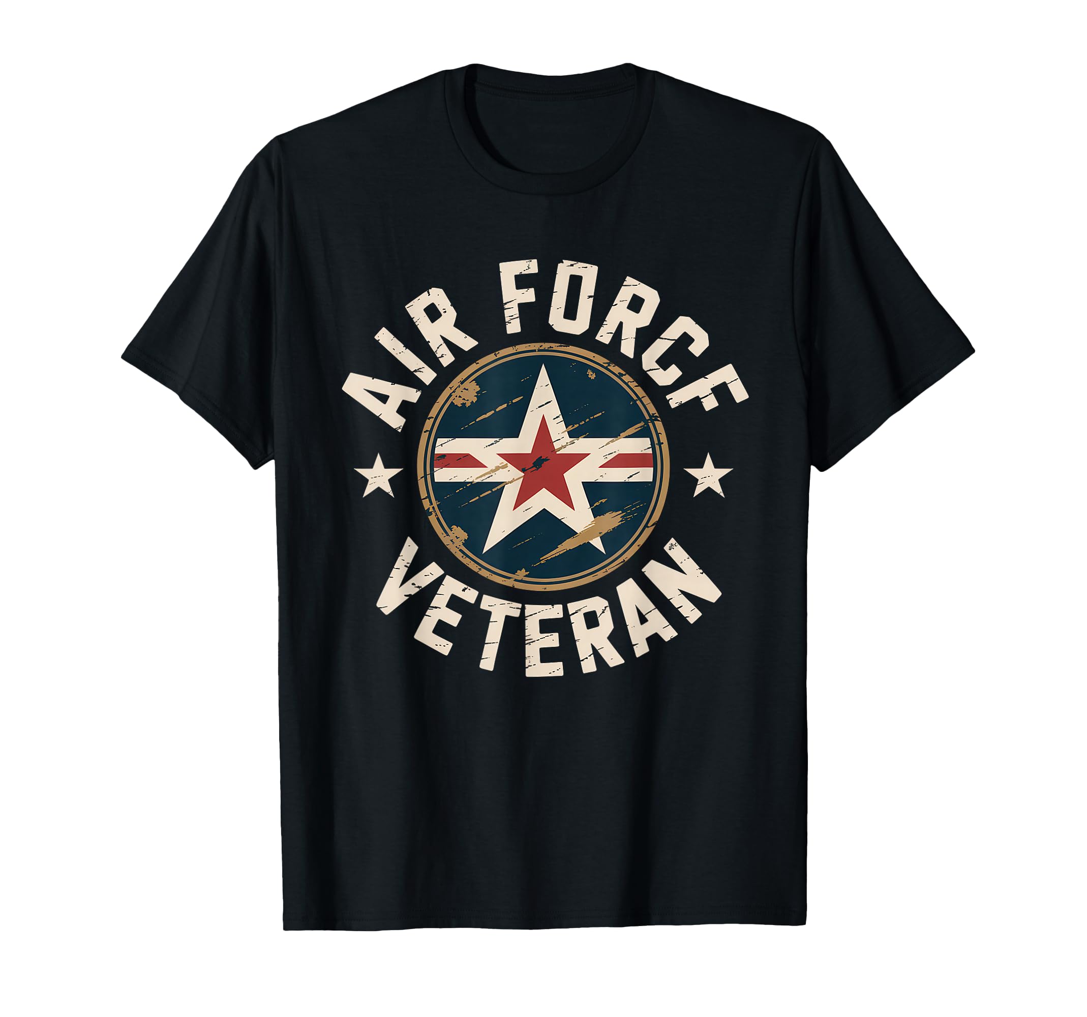 Air Force Veteran Us American Flag T-Shirt - Custom Art Print Men Women - T-Shirt, Sweatshirt, Hoodie