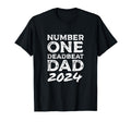 Number One Deadbeat Dad 2024 Novelty T-Shirt - Fun Novelty Design Unisex - T-Shirt, Sweatshirt, Hoodie