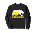Papa Bear Support Childhood Sweatshirt - Streetwear Style for Adults - T-Shirt, Sweatshirt, Hoodie