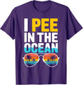 Funny Sarcastic Beach Humor Vacation Joke I Pee in - Adult & Kids T-Shirts, Sweatshirts & Hoodies apparel design preview 1
