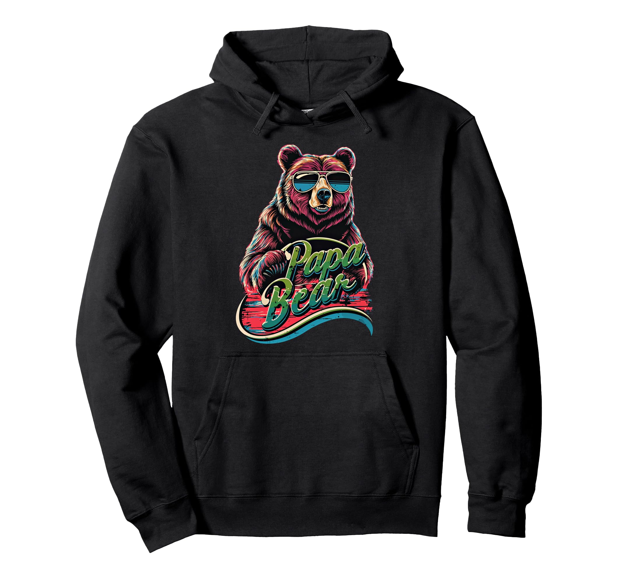 Papa Bear Husband Father Family Fathers Day Hoodie - Novelty Apparel Unisex - T-Shirt, Sweatshirt, Hoodie