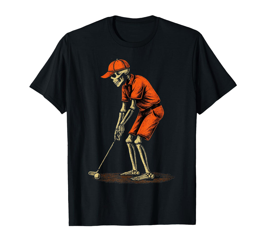 Funny Golf Skeleton Golfing Golf T-Shirt - Casual Everyday Wear for Adults - T-Shirt, Sweatshirt, Hoodie