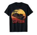 Funny Boating Captoon Pontoon Captain T-Shirt - Custom Art Print Unisex - T-Shirt, Sweatshirt, Hoodie