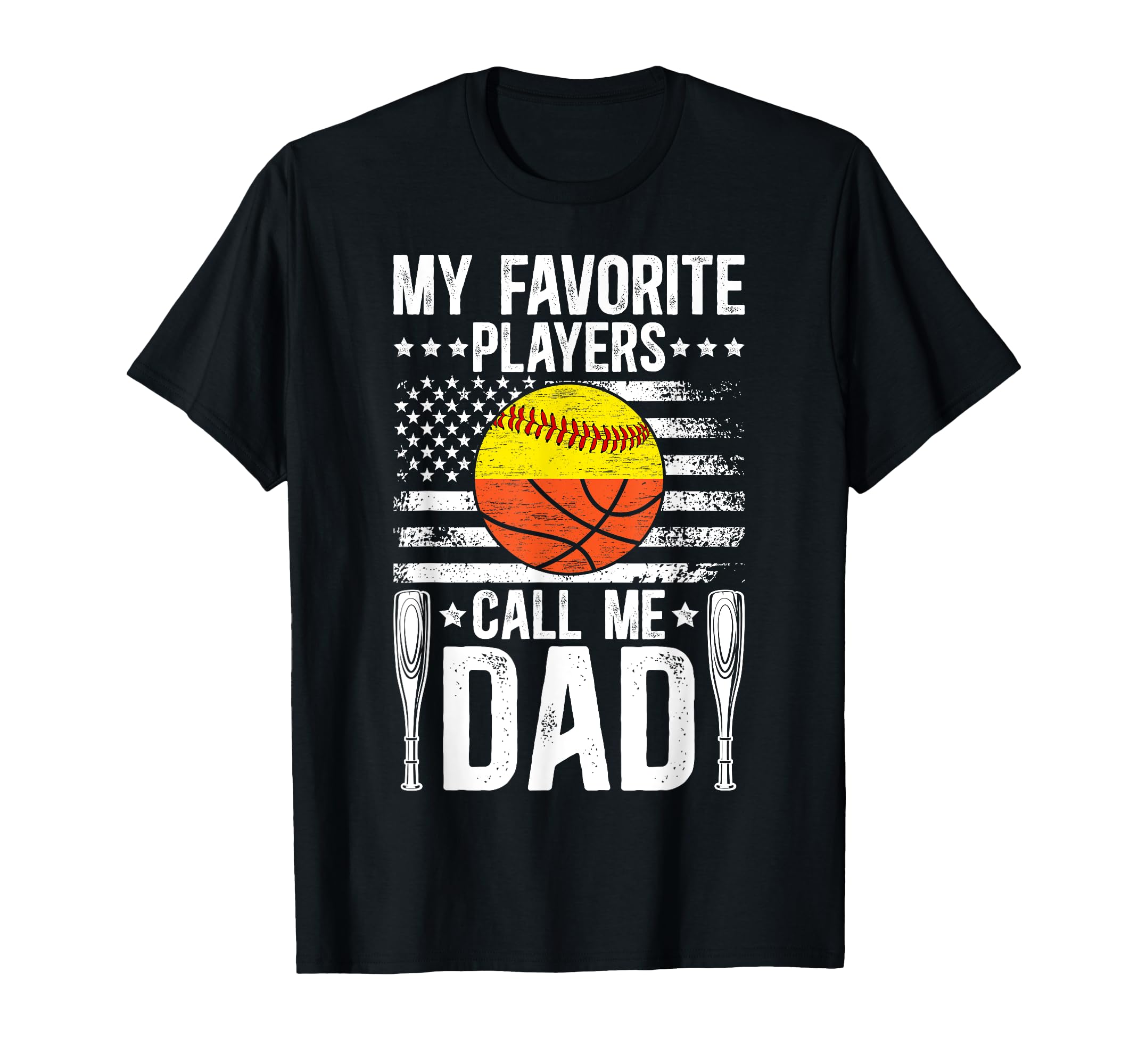 My Favorite Players Call Me Dad T-Shirt - Trendy Graphic for Adults - T-Shirt, Sweatshirt, Hoodie