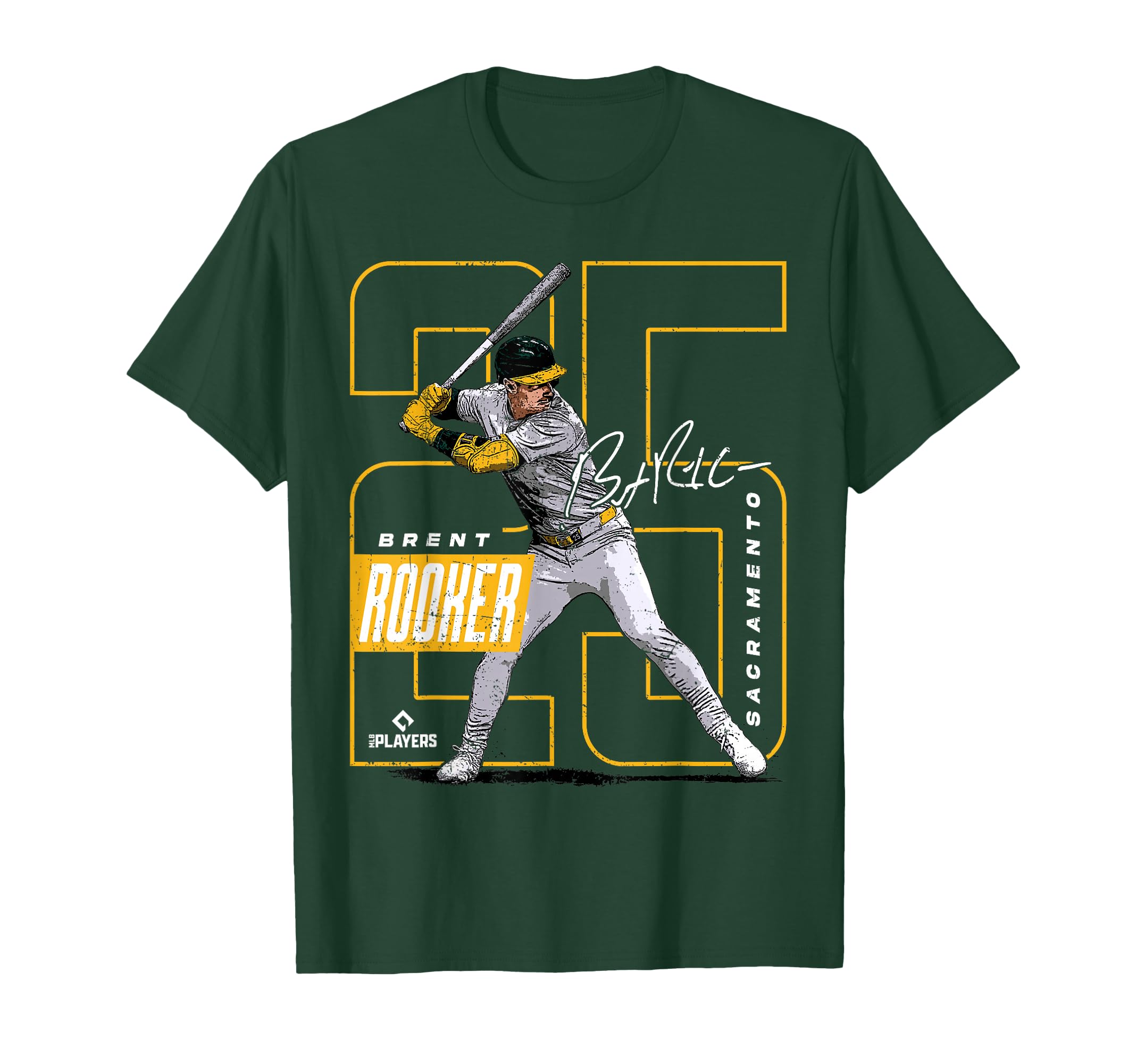 Brent Rooker Sacramento Mlb Baseball T-Shirt - Streetwear Style Unisex - T-Shirt, Sweatshirt, Hoodie