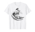 Surfing Jesus Christian Surfer T-Shirt - Casual Everyday Wear Unisex - T-Shirt, Sweatshirt, Hoodie
