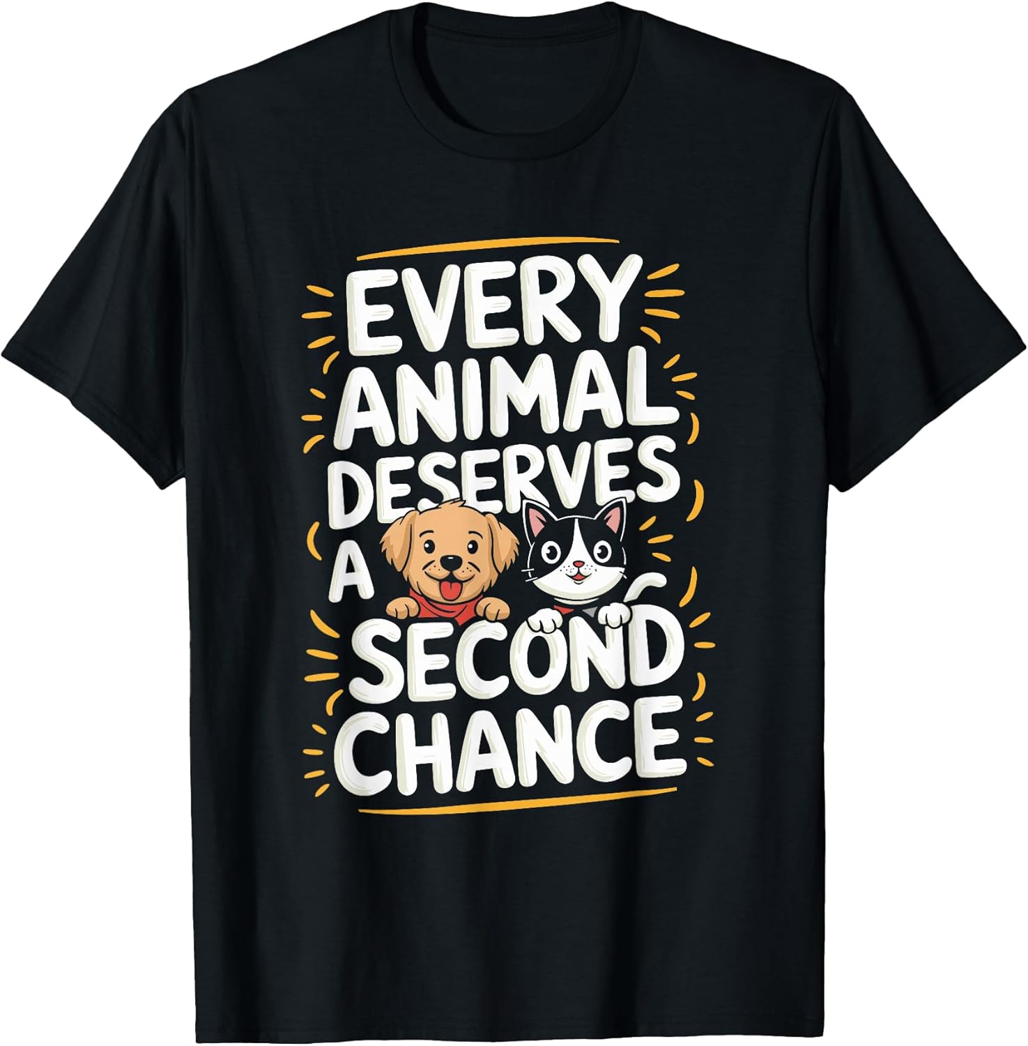 Animal Rescue Gifts Dog Cat Adopt Shelter Pets - Adult & Kids T-Shirts, Sweatshirts & Hoodies apparel design preview 1