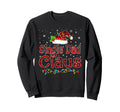 Single Dad Claus Pajama Matching Sweatshirt - Custom Art Print for Adults - T-Shirt, Sweatshirt, Hoodie