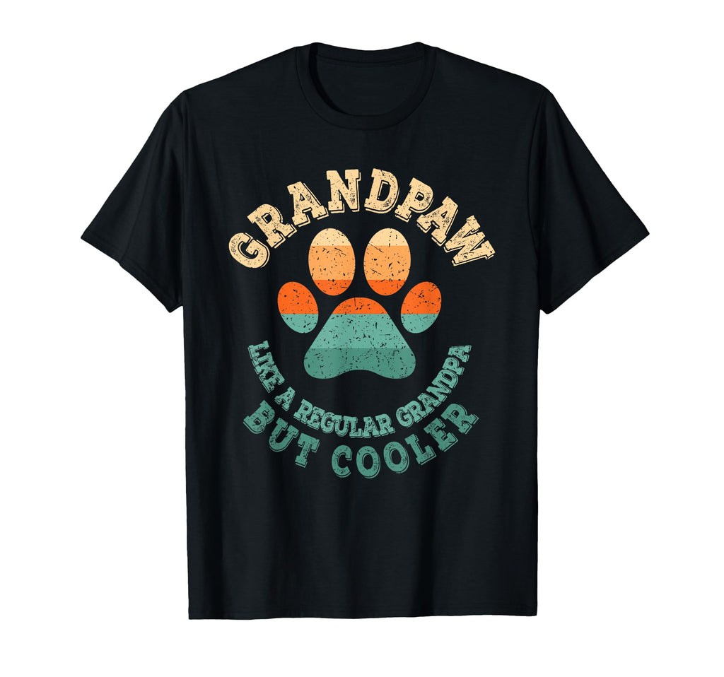 Grandpaw Dog Grandpa Grandfather T-Shirt - Novelty Apparel for Adults - T-Shirt, Sweatshirt, Hoodie