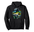 Bass Fish Dad Trucker Hat Fishing Hoodie - Trendy Graphic for Adults - T-Shirt, Sweatshirt, Hoodie