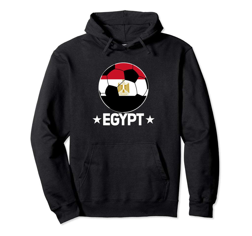 Egypt Soccer Team Egypt Flag Hoodie - Casual Everyday Wear Men Women - T-Shirt, Sweatshirt, Hoodie
