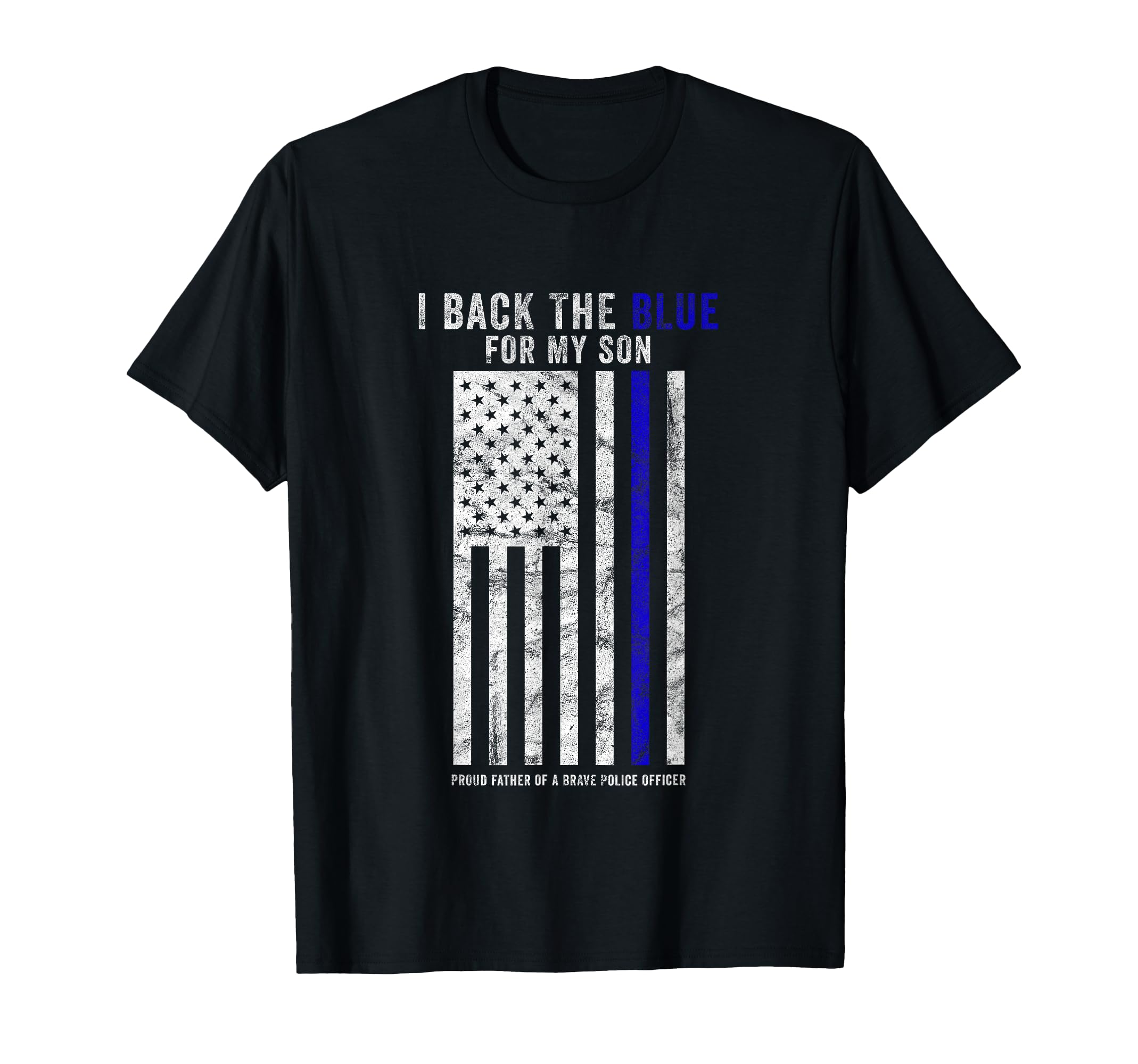 I Got Your Back Police Dad And Son T-Shirt - Minimalist Print Unisex - T-Shirt, Sweatshirt, Hoodie