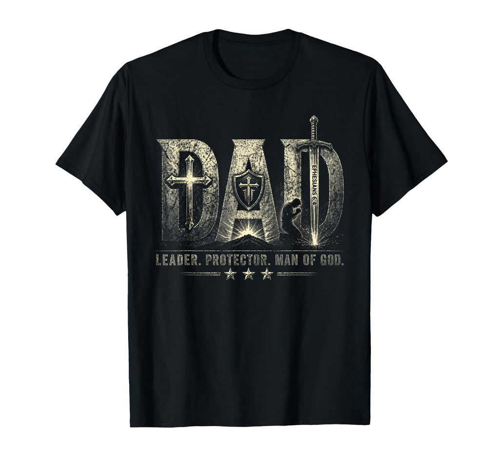 God Husband Dad Christian Dad Fathers T-Shirt - Aesthetic Graphic Unisex - T-Shirt, Sweatshirt, Hoodie