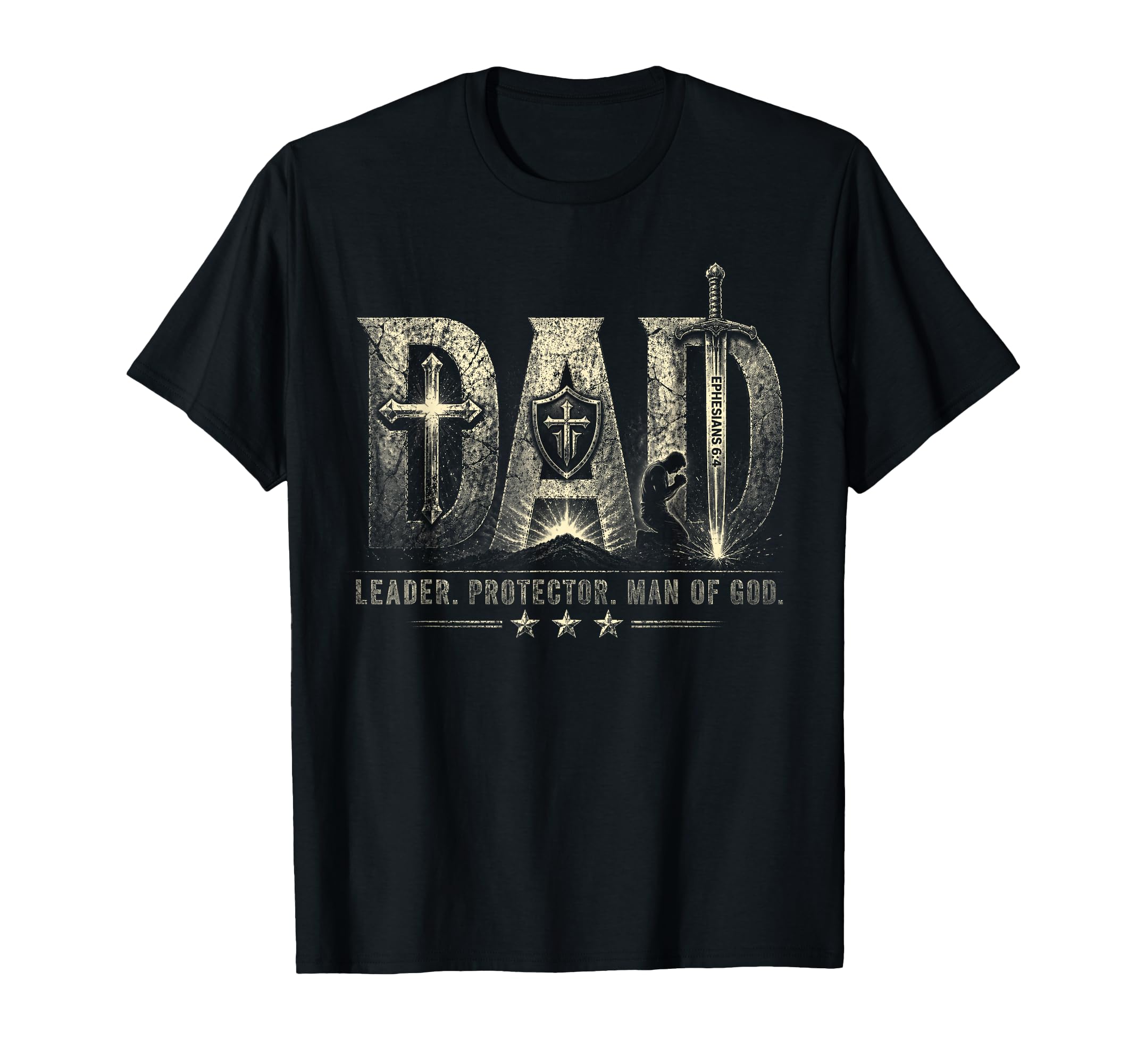 God Husband Dad Christian Dad Fathers T-Shirt - Aesthetic Graphic Unisex - T-Shirt, Sweatshirt, Hoodie