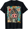 Abstract Animal Pop Art Design With A Pig On It - Adult & Kids T-Shirts, Sweatshirts & Hoodies apparel design preview 1