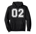 02 Number Two Team Sports Matching Hoodie - Streetwear Style Men Women - T-Shirt, Sweatshirt, Hoodie