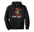 Papa Bear Gifts Funny Birthday Fun Hoodie - Minimalist Print Men Women - T-Shirt, Sweatshirt, Hoodie