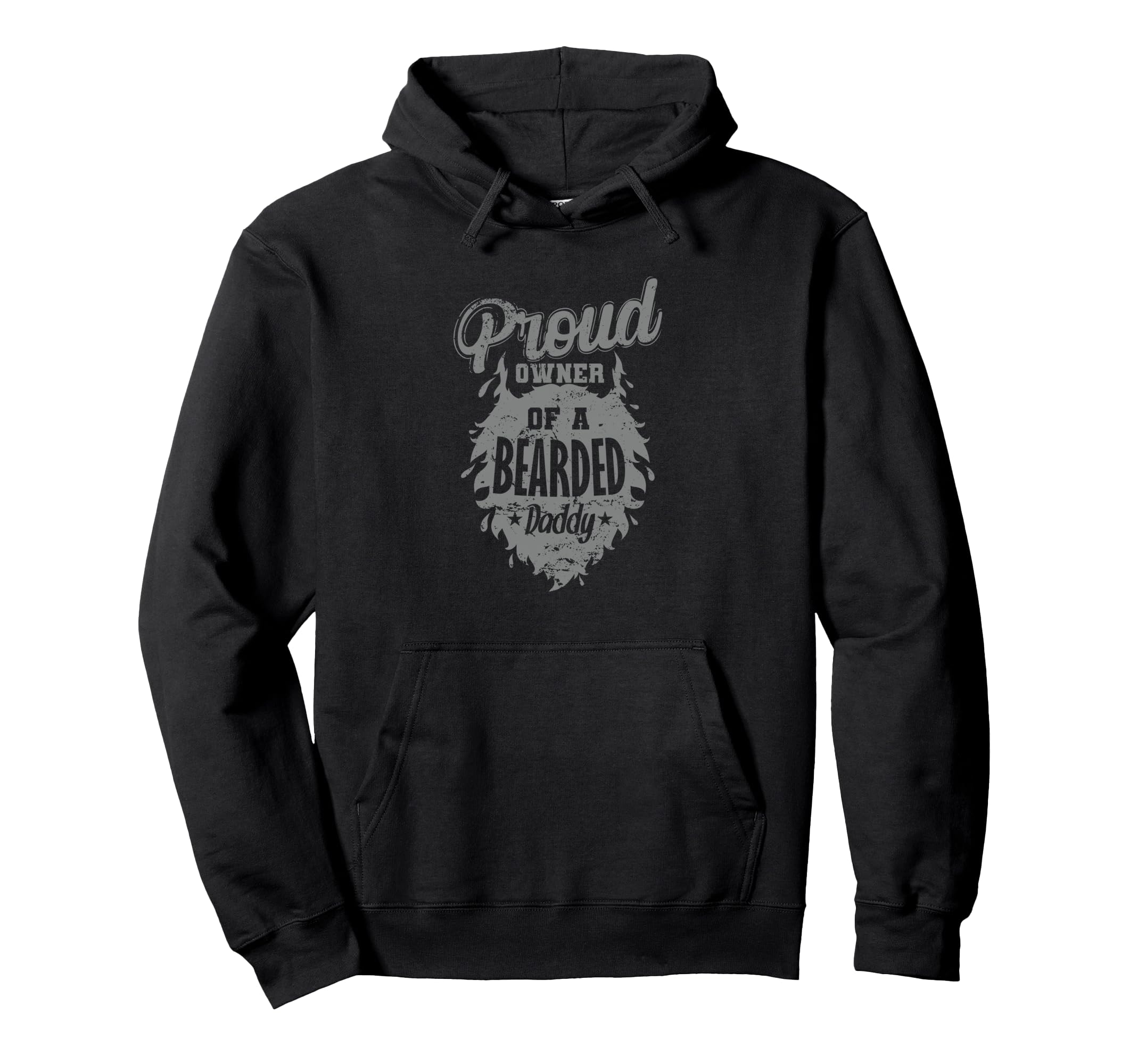 Bart Dad Proud Owner Bearded Daddy Hoodie - Graphic Print Unisex - T-Shirt, Sweatshirt, Hoodie