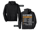 Funny Electrician Gifts Electrician Hoodie - Novelty Apparel for Adults - T-Shirt, Sweatshirt, Hoodie