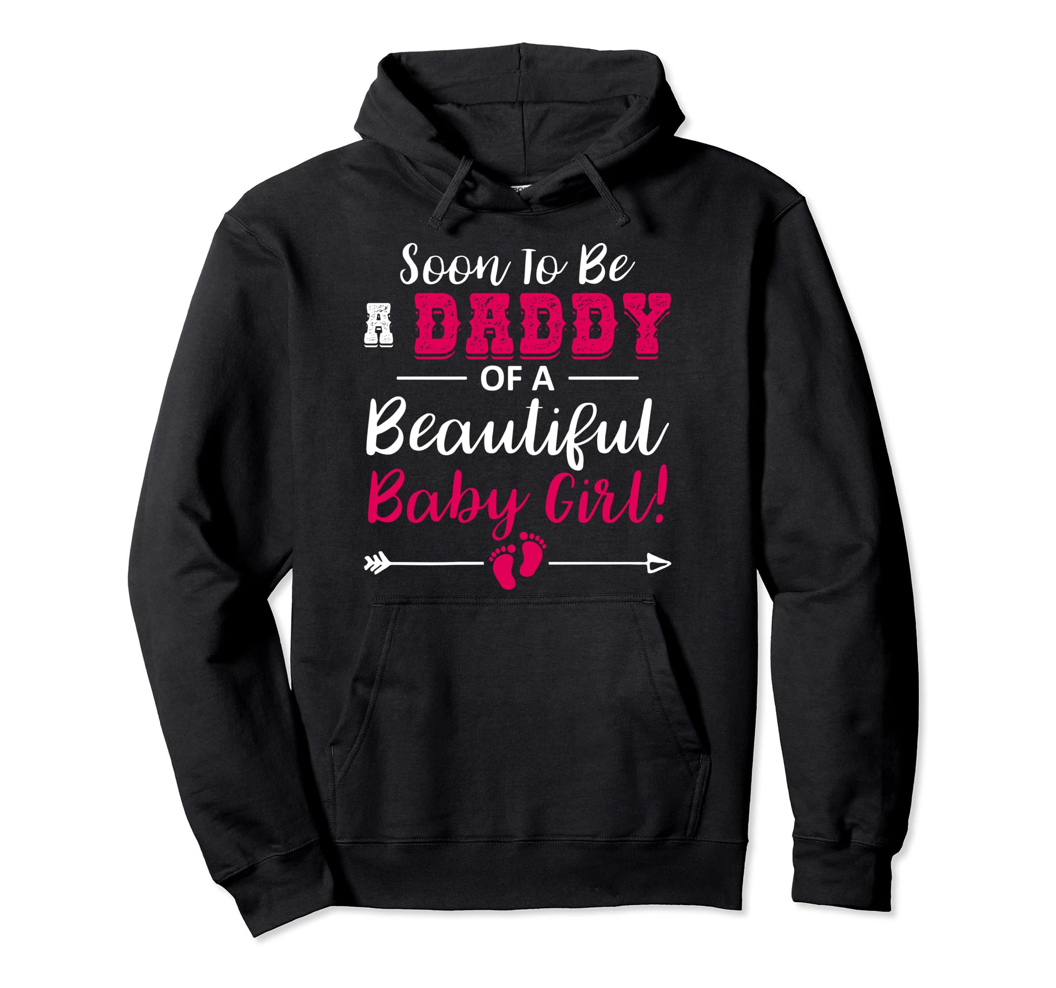 Soon To Be Daddy Expecting Father Hoodie - Casual Everyday Wear Men Women - T-Shirt, Sweatshirt, Hoodie