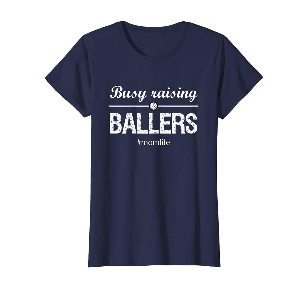 Womens Volleyball Mom Busy Raising T-Shirt - Streetwear Style for Adults - T-Shirt, Sweatshirt, Hoodie