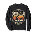 Dad And Son Trouble Progress Sweatshirt - Custom Art Print Men Women - T-Shirt, Sweatshirt, Hoodie