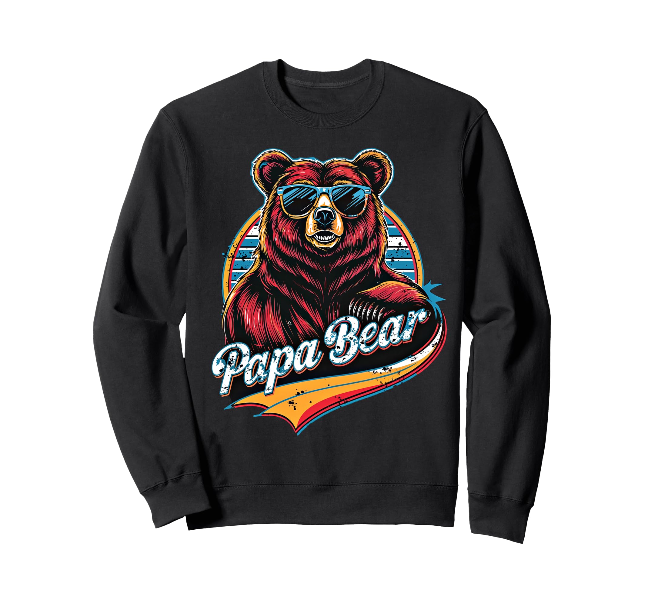 Papa Bear Husband Father Family Sweatshirt - Novelty Apparel Men Women - T-Shirt, Sweatshirt, Hoodie
