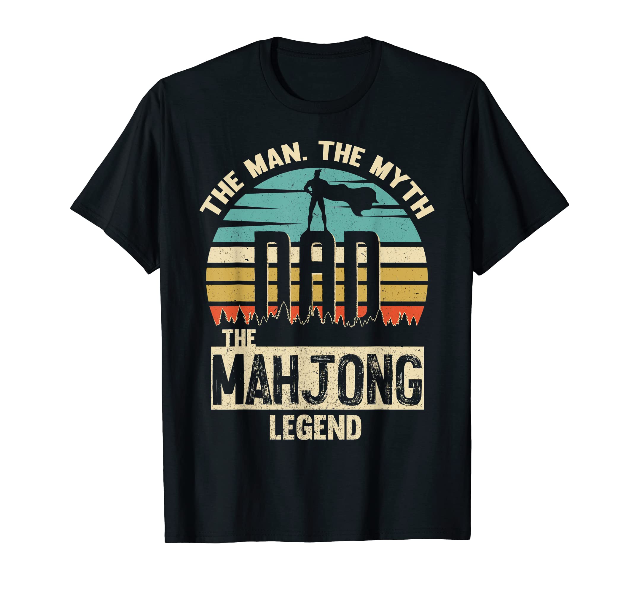Myth Legend Dad Mahjong T-Shirt - Custom Art Print Men Women - T-Shirt, Sweatshirt, Hoodie