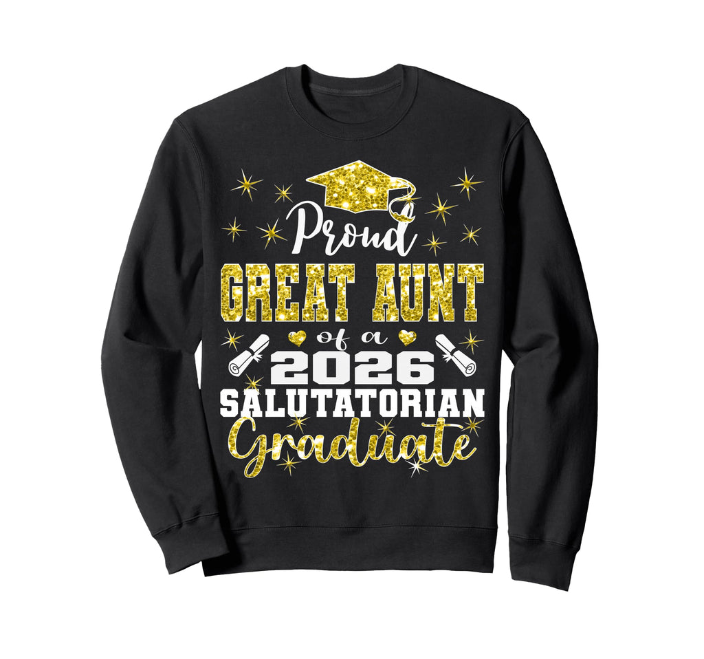 Proud Great Aunt 2026 Sweatshirt - Aesthetic Graphic for Adults - T-Shirt, Sweatshirt, Hoodie