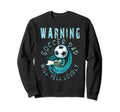 Warning Soccer Dad Will Yell Sweatshirt - Custom Art Print for Adults - T-Shirt, Sweatshirt, Hoodie