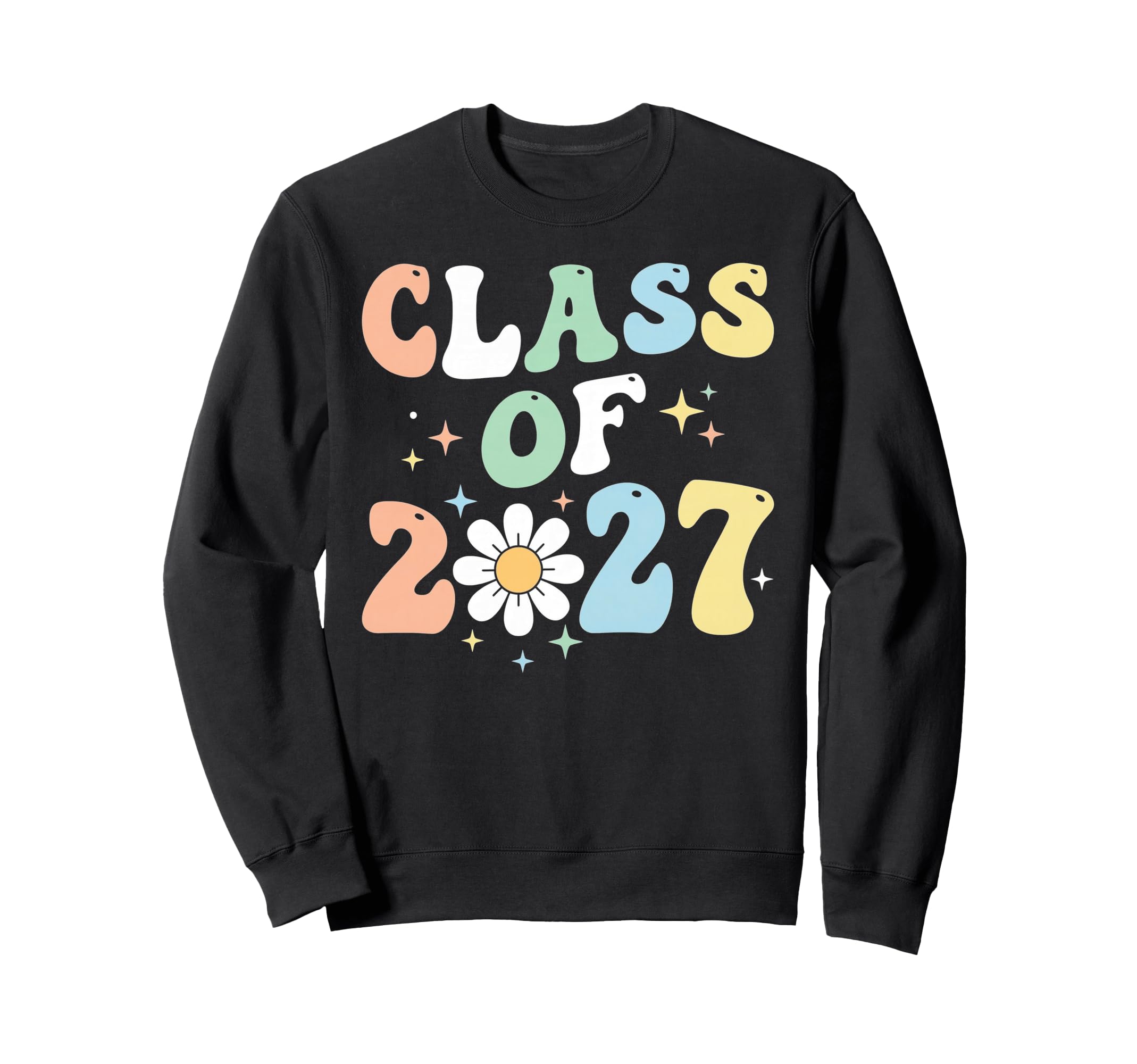 Senior Graduation School Class 2027 Sweatshirt - Unique Graphic Men Women - T-Shirt, Sweatshirt, Hoodie