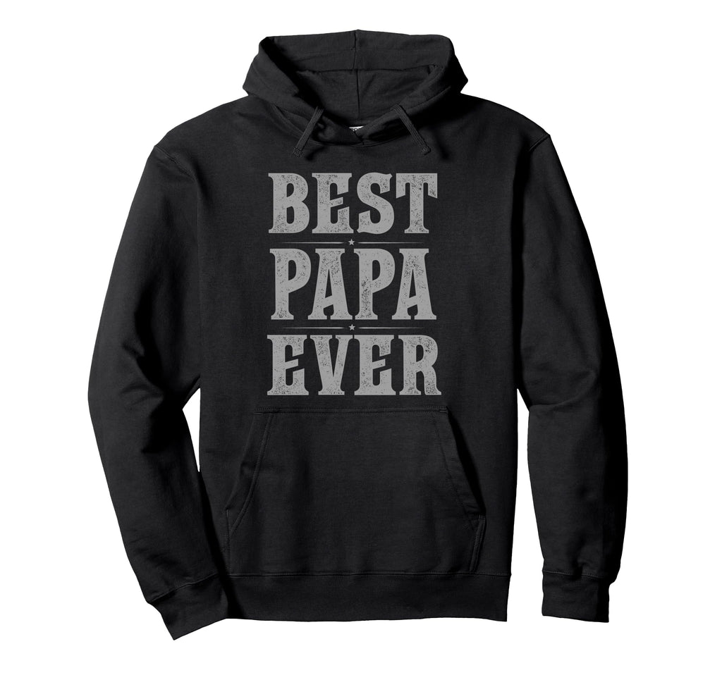 Best Papa Ever Bold Hoodie - Aesthetic Graphic for Adults - T-Shirt, Sweatshirt, Hoodie