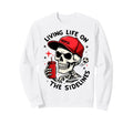 Living Life Sidelines Soccer Mama Sweatshirt - Aesthetic Graphic Unisex - T-Shirt, Sweatshirt, Hoodie