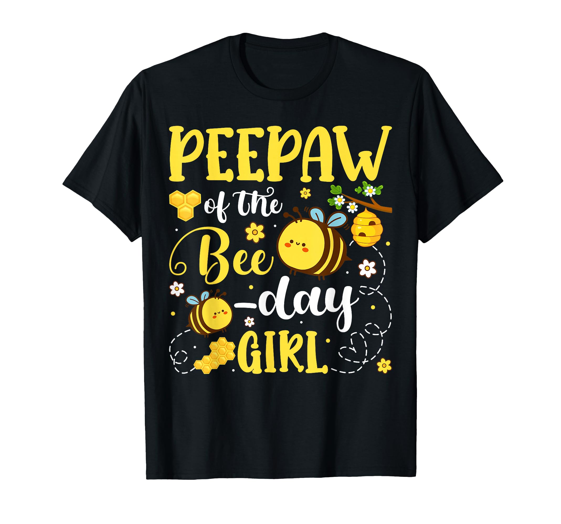Peepaw Bee Day Birthday Party Matching T-Shirt - Aesthetic Graphic Unisex - T-Shirt, Sweatshirt, Hoodie