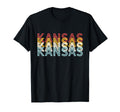 Usa 70S State Kansas T-Shirt - Fun Novelty Design Men Women - T-Shirt, Sweatshirt, Hoodie