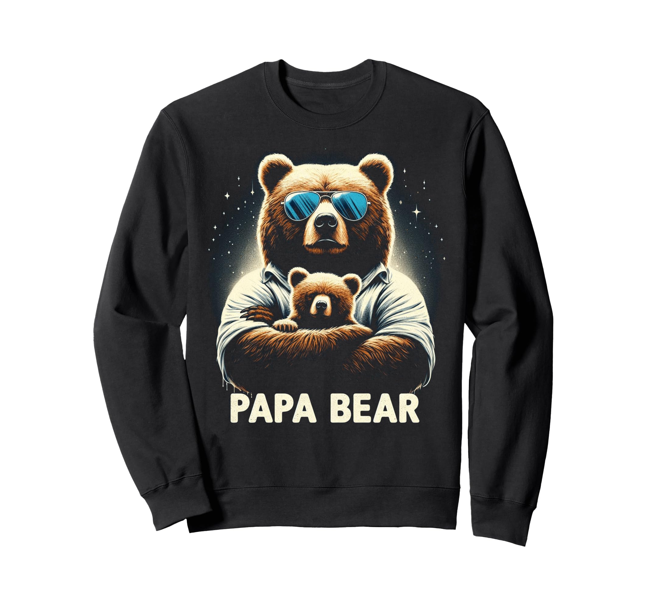 Papa Bear Funny Bears Animal Lover Dad Sweatshirt - Unique Graphic Unisex - T-Shirt, Sweatshirt, Hoodie