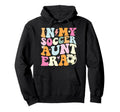My Soccer Aunt Era Niece Nephew Ball Hoodie - Minimalist Print for Adults - T-Shirt, Sweatshirt, Hoodie