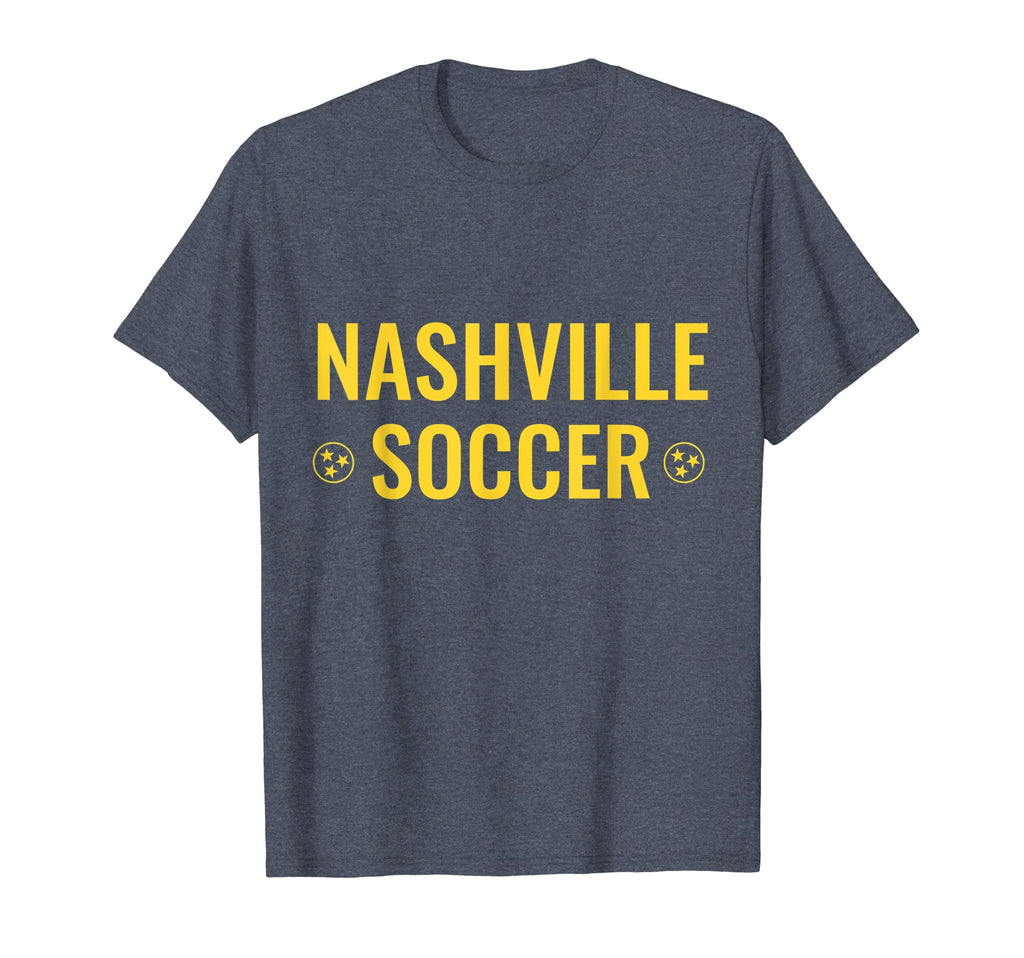 Nashville Soccer Tri Star T-Shirt - Casual Everyday Wear for Adults - T-Shirt, Sweatshirt, Hoodie