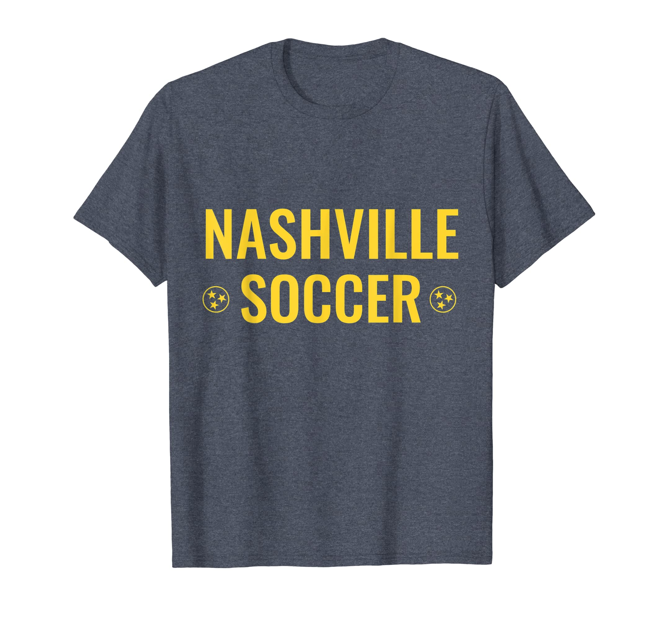 Nashville Soccer Tri Star T-Shirt - Casual Everyday Wear for Adults - T-Shirt, Sweatshirt, Hoodie