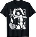 Creepy Horror Bunny Girl Anime Manga Alt Kawaii - Adult & Kids T-Shirts, Sweatshirts & Hoodies apparel design preview 1
