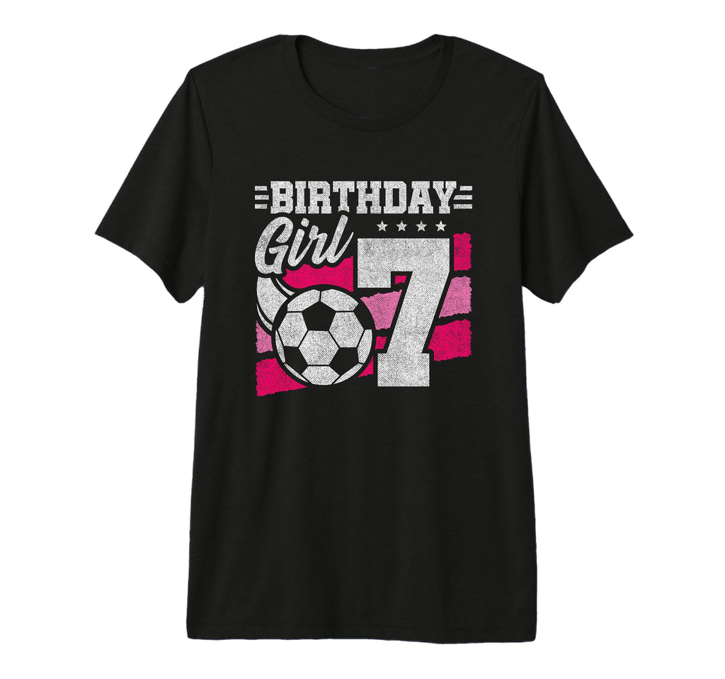7 Year Old Soccer Birthday 7Th T-Shirt - Novelty Apparel for Adults - T-Shirt, Sweatshirt, Hoodie